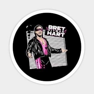 Bret Hitman  Canadian Champion Magnet